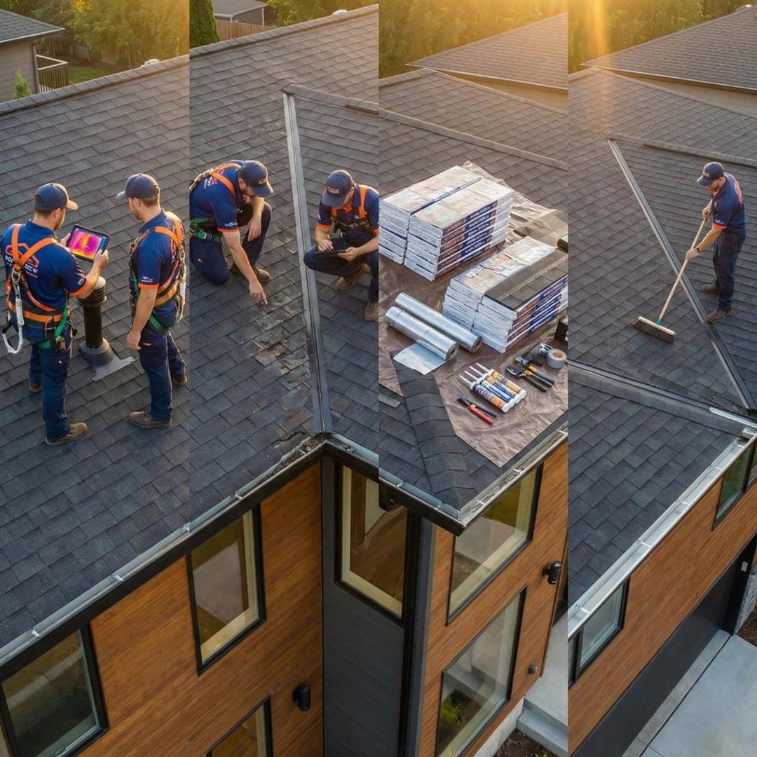 Professional roof repair in Arlington, TX