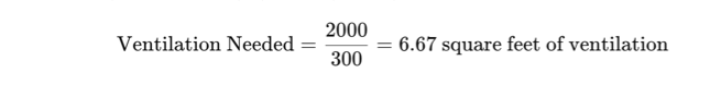 How to Calculate Roof Ventilation on Flat Roof in Arlington, TX?